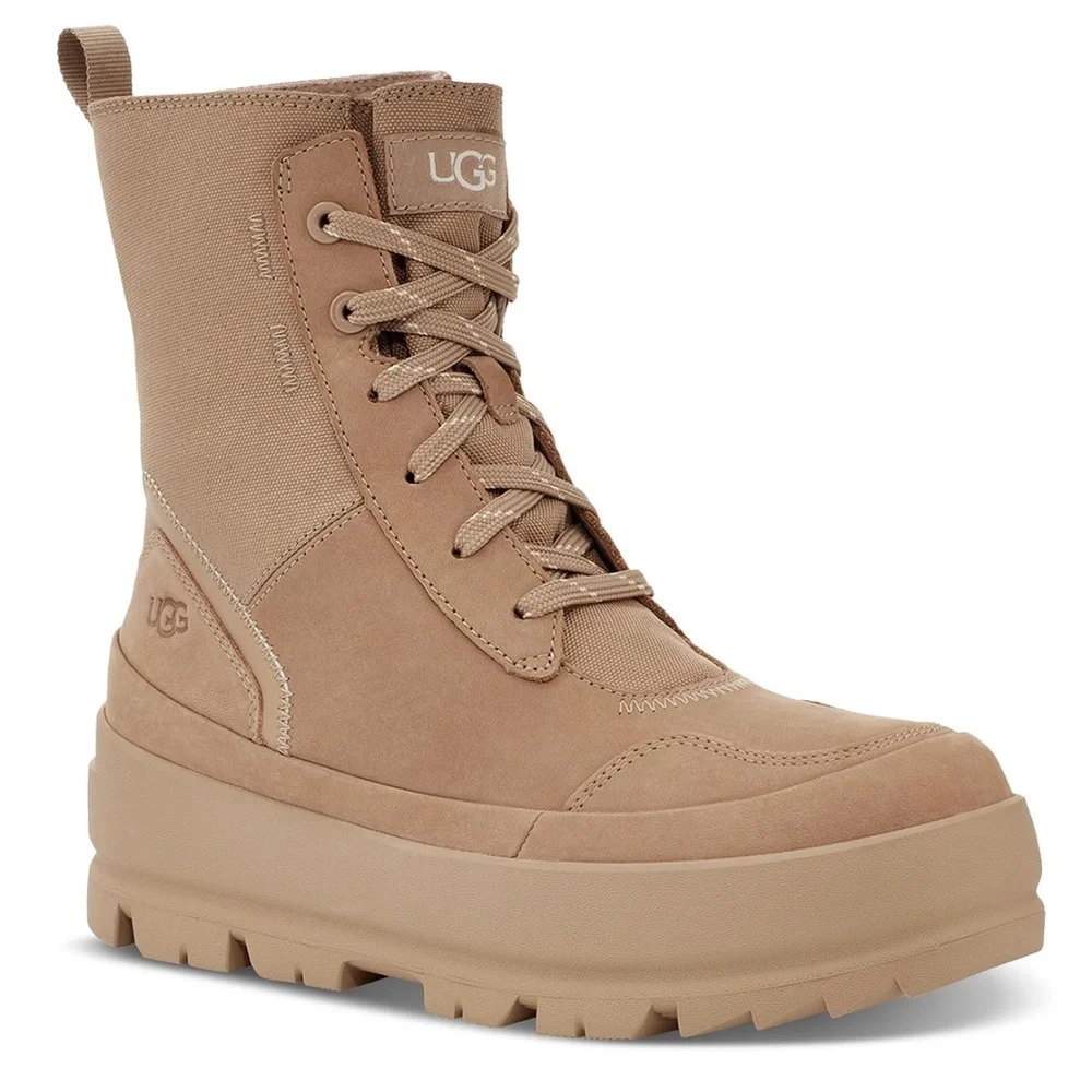 NIB UGG® 1143833 Women's The Ugg Lug Lace-Up Platform Boots